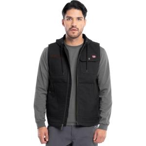 Wrangler mens Hooded Work Vest(Black)
