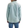 Wrangler Mens Long Sleeve Denim Shirt(Light Wash)