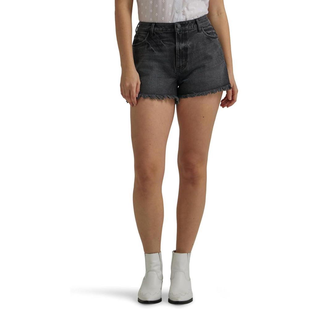 imageWrangler Womens MidRise Vintage Denim ShortMoonlight