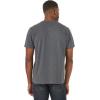 Wrangler Authentics Men’s Short Sleeve Henley Tee(India Ink Heather)