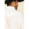 Wrangler Mens Retro Two Pocket Long Sleeve Snap Shirt Discontinued(White)