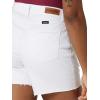 Wrangler Women’s 4″ Fray Jean Short(Bright White)