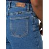 Wrangler Women’s 4″ Fray Jean Short(Ocean Medium)