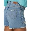 Wrangler Women’s 4″ Fray Jean Short(Sky Light)