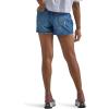 Wrangler Womens Mid-Rise Vintage Denim Short(Dirt Road)