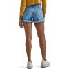Wrangler Womens Mid-Rise Vintage Denim Short(Light Wash)