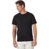 Wrangler Authentics Men’s Short Sleeve Henley Tee(Black Onyx)
