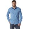Wrangler Mens Retro Two Pocket Long Sleeve Snap Shirt Discontinued(Blue)