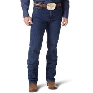 Wrangler Mens Premium Performance Cowboy Cut Regular Jean(Mid Stone)