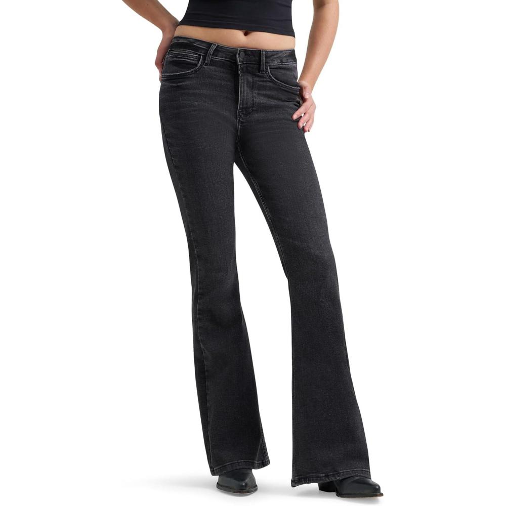 imageWrangler Womens HighWaisted Fierce FlareConstellation