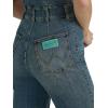 Wrangler womens X Lainey Wilson Sleeveless Denim Flare Catsuit(Denim)