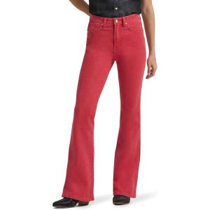Wrangler Lainey Wilson Women’s Dark Flare Jeans(Red)