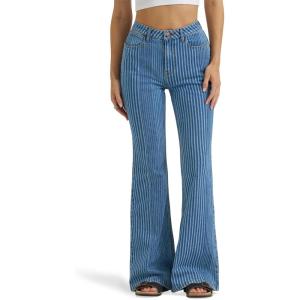 Wrangler Women’s High-Waisted Fierce Flare(Multi-stripe)