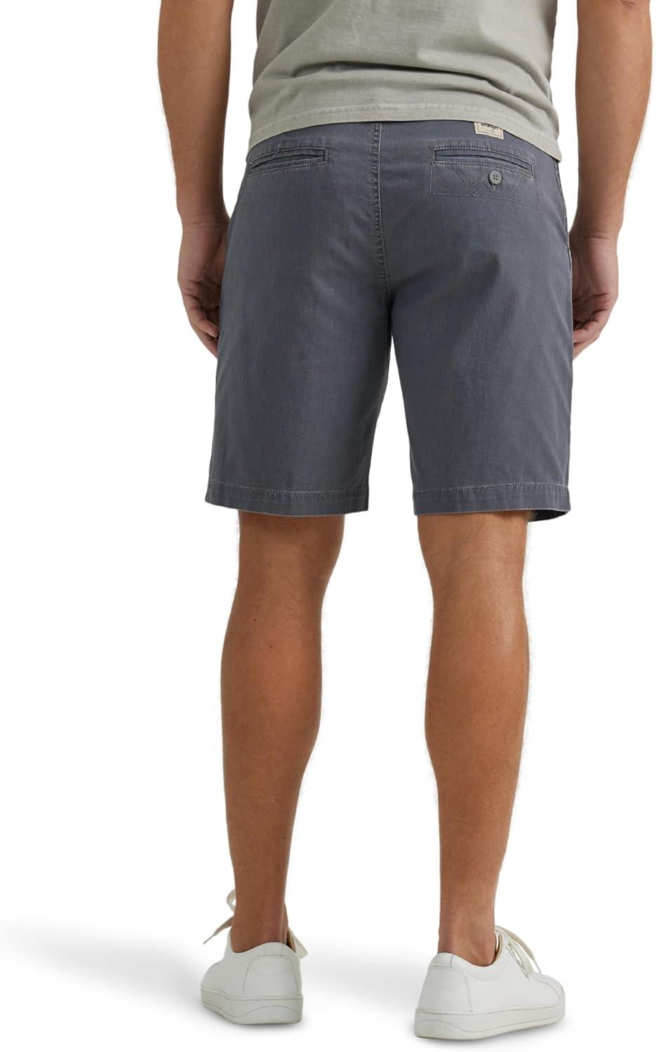 imageWrangler Authentics Mens Flat Front ShortPewter