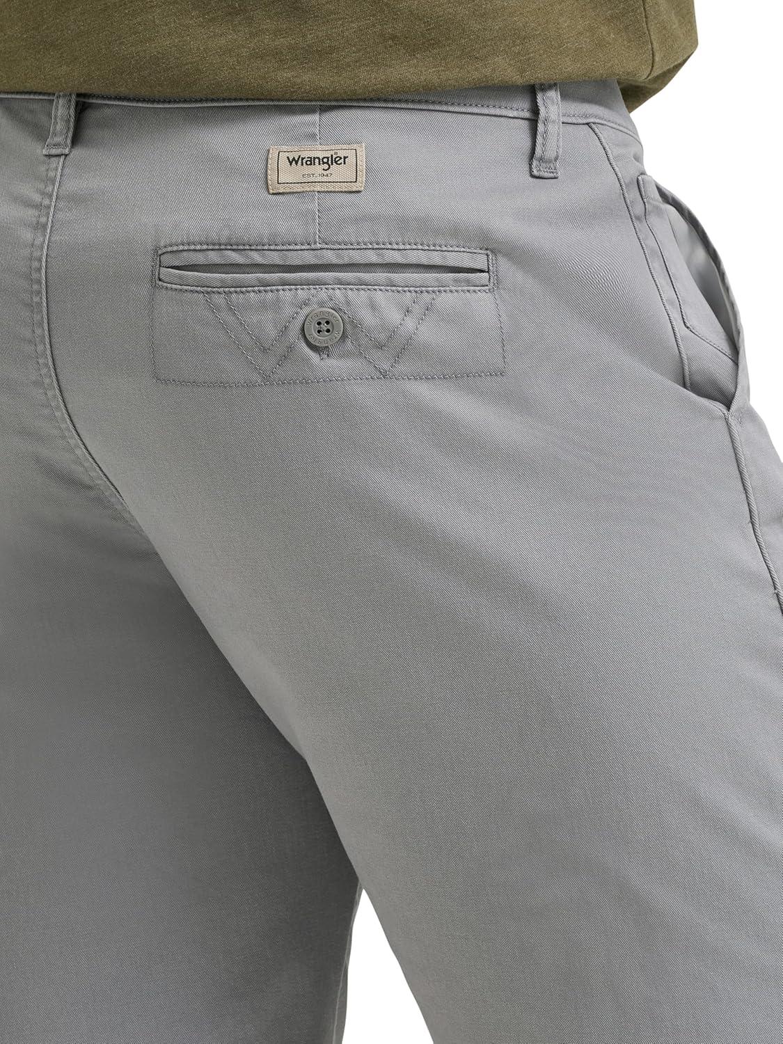 imageWrangler Authentics Mens Flat Front ShortSharkskin