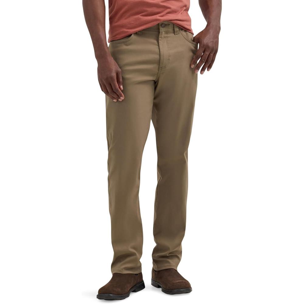 imageWrangler Authentics Mens Mens Performance 5 Pocket Outdoor PantFallen Rock