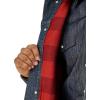 Wrangler Men’s Cowboy Cut Western Lined Denim Jacket(Denim/Blanket)