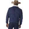 Wrangler Men’s Cowboy Cut Western Lined Denim Jacket(Denim/Sherpa)