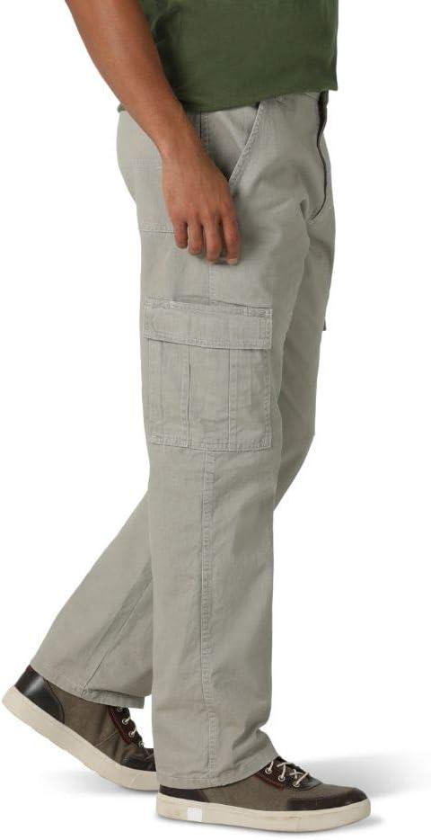 imageWrangler Authentics Mens Twill Relaxed Fit Cargo Pant LoganKhaki Dust