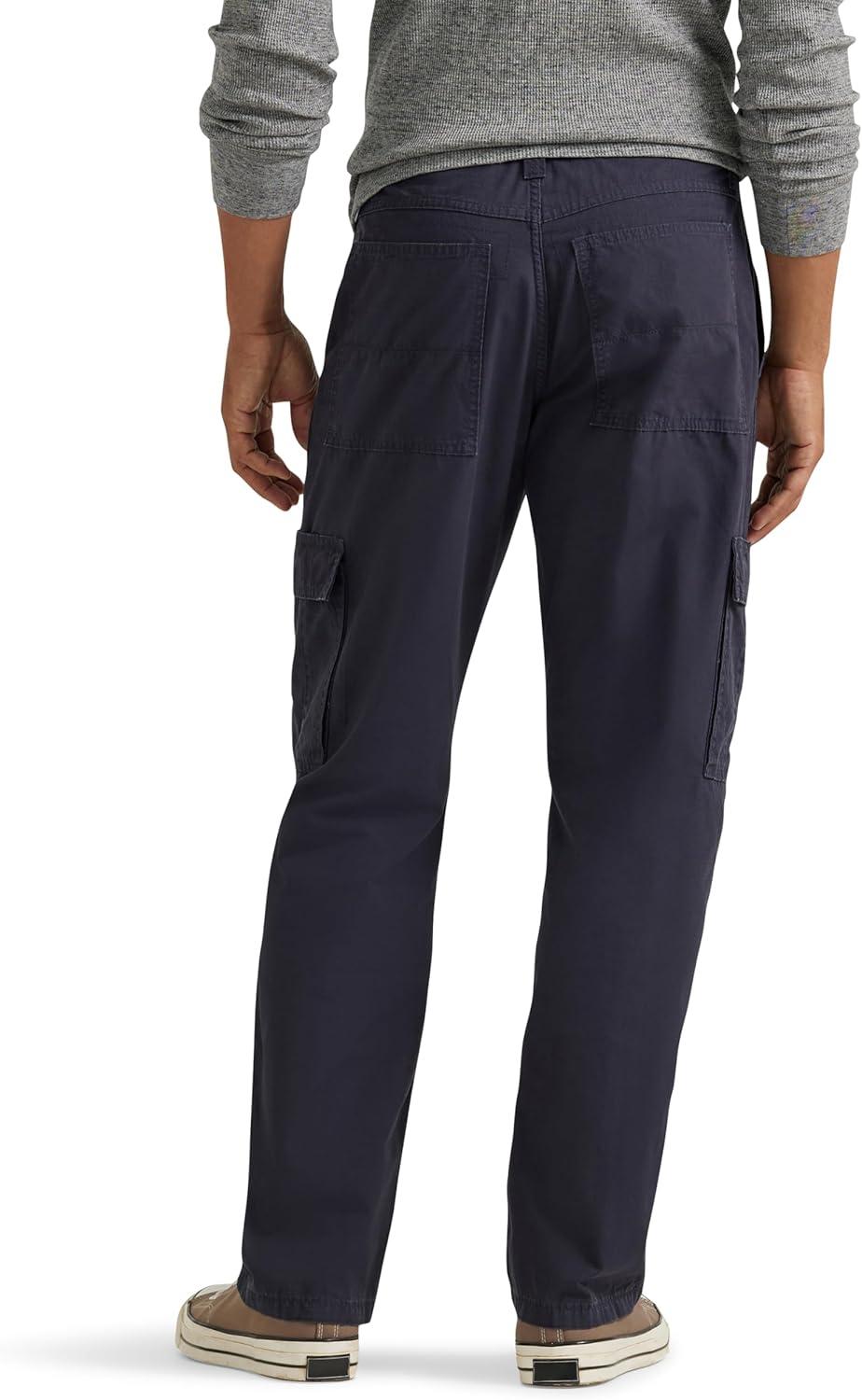 imageWrangler Authentics Mens Twill Relaxed Fit Cargo Pant LoganNavy Ripstop