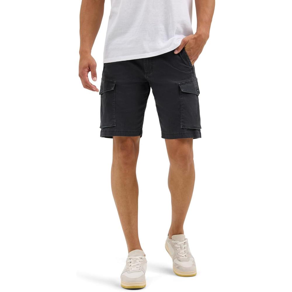 imageWrangler Authentics Mens Comfort Flex Waist Cargo ShortCaviar