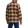 Wrangler Authentics Men’s Men’s Long Sleeve Flannel Shirt Jacket(Glazed Ginger Plaid)