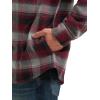 Wrangler Authentics Men’s Men’s Long Sleeve Flannel Shirt Jacket(Syrah Plaid)