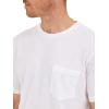 Wrangler Authentics Men’s Short Sleeve Pocket T-Shirt(Bright White)