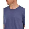 Wrangler Authentics Men’s Short Sleeve Pocket T-Shirt(Denim)