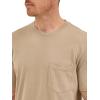 Wrangler Authentics Men’s Short Sleeve Pocket T-Shirt(Dune)