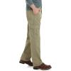Wrangler Authentics Men’s Twill Relaxed Fit Cargo Pant (Logan)(British Khaki Twill)