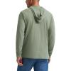 Wrangler Authentics mens Long Sleeve Hooded Pullover Shirt(Sea Spray)