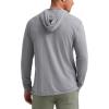 Wrangler Authentics mens Long Sleeve Hooded Pullover Shirt(Shark Skin)