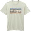 Wrangler Men’s Short Sleeve Graphic T-Shirt(Blue Fox Heather)