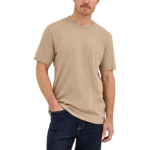 Wrangler Authentics Men’s Short Sleeve Pocket T-Shirt(Dune)