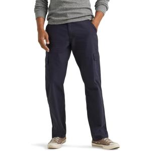 Wrangler Authentics Men’s Twill Relaxed Fit Cargo Pant (Logan)(Navy Ripstop)