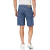 Wrangler Authentics Men’s Classic Relaxed Fit Five Pocket Jean Short(Stonewash Dark)