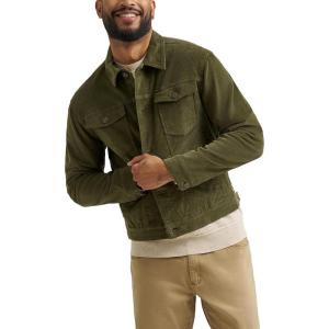 Wrangler Men’s Corduroy Trucker Jacket(Olive Night)