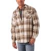 Wrangler Authentics Men’s Long Sleeve Sherpa Lined Shirt Jacket(Birch)