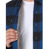 Wrangler Authentics Men’s Long Sleeve Sherpa Lined Shirt Jacket(Blue Buffalo)