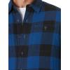 Wrangler Authentics Men’s Long Sleeve Sherpa Lined Shirt Jacket(Blue Buffalo)