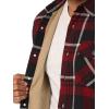 Wrangler Authentics Men’s Long Sleeve Sherpa Lined Shirt Jacket(Cabernet)
