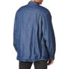 Wrangler Authentics Men’s Long Sleeve Sherpa Lined Shirt Jacket(Indigo)