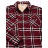 Wrangler Authentics Men’s Long Sleeve Sherpa Lined Shirt Jacket(Tawny Port)