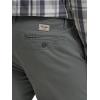Wrangler Authentics Men’s Men’s Straight Fit Flat Front Chino(Gunmetal)