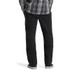 Wrangler Authentics Men’s Men’s Straight Fit Flat Front Chino(Jet Black)