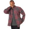 Wrangler Authentics Men’s Long Sleeve Sherpa Lined Shirt Jacket(Current Heather)