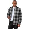Wrangler Authentics Men’s Long Sleeve Sherpa Lined Shirt Jacket(Grey Buffalo)