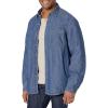 Wrangler Authentics Men’s Long Sleeve Sherpa Lined Shirt Jacket(Indigo)