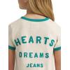 Wrangler Girls X Lainey Wilson Lucky Number Nine Ringer Tee(Hearts Dreams Good Jeans)